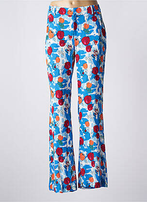 Pantalon evazat albastru POM AMSTERDAM femeie