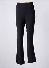 Pantalon evazat elasticitate talie înaltă negru SCHOOL RAG femme