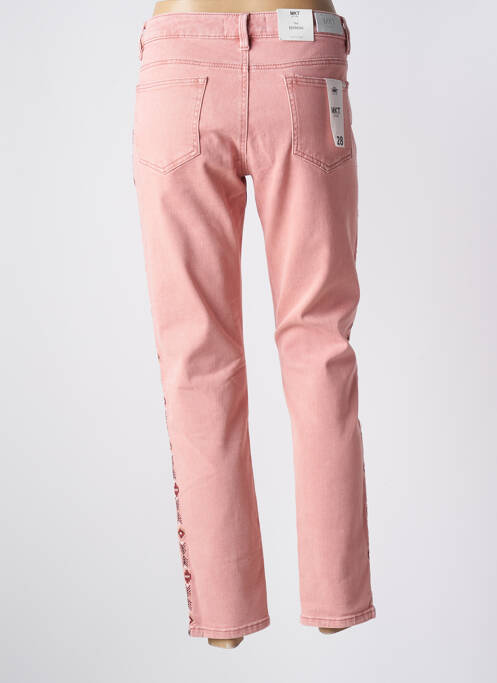 Blugi cu croială slim roz MKT STUDIO femeie