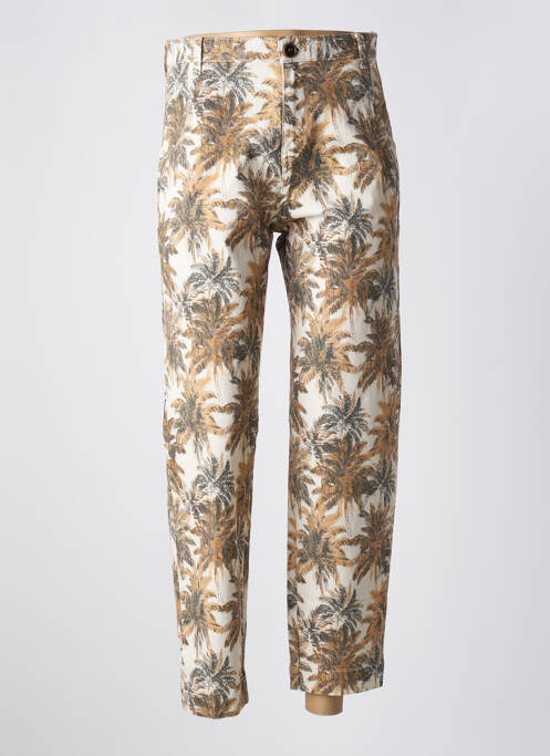 Pantalon chino țesătură poplin mărime normală bej MKT STUDIO femme