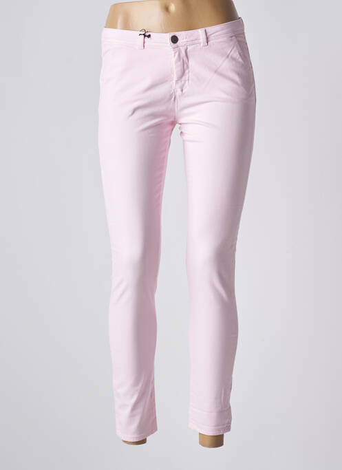 Pantalon chino talie joasă talie joasă roz SCHOOL RAG femme