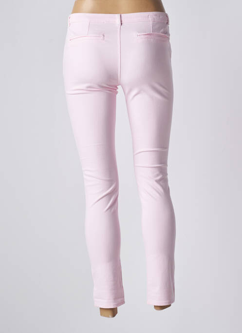 Pantalon chino talie joasă talie joasă roz SCHOOL RAG femme