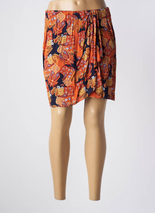 Fustă scurtă portocaliu ARTLOVE femeie