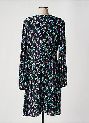 Rochie midi imprimeu floral mâneci lungi negru SCOTCH & SODA femeie