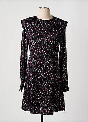Rochie scurtă croială evazată mâneci lungi negru SCOTCH & SODA femeie