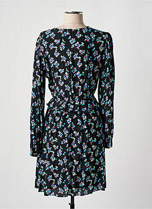 Rochie midi imprimeu floral mâneci lungi negru SCOTCH & SODA femeie