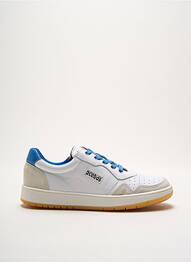 Adidași material neted vârf rotund alb ACEBOS homme