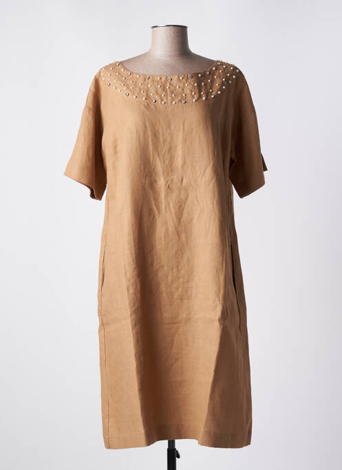 Rochie midi maro VLT'S BY VALENTINA'S femeie