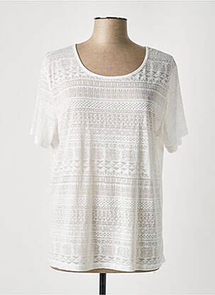 Top alb IMITZ femeie