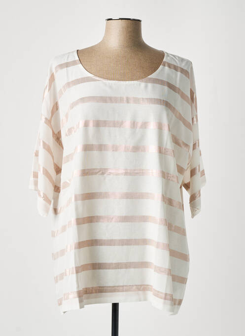 Tunică mâneci lungi alb VLT'S BY VALENTINA'S femeie