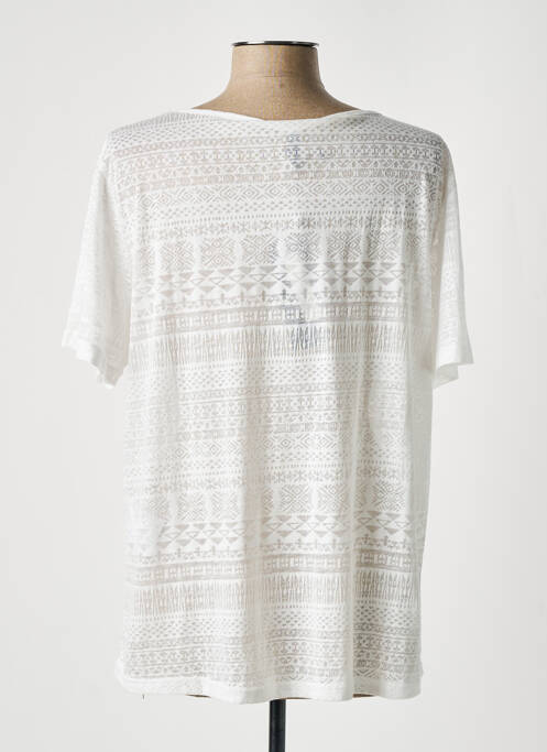 Top alb IMITZ femeie