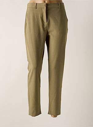 Pantalon 7/8 talie înaltă talie înaltă verde B.YOUNG femeie