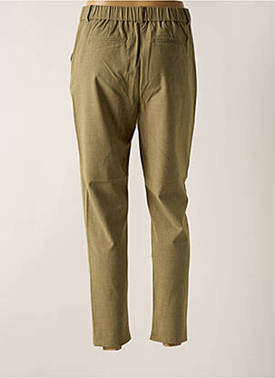 Pantalon 7/8 talie înaltă talie înaltă verde B.YOUNG femeie
