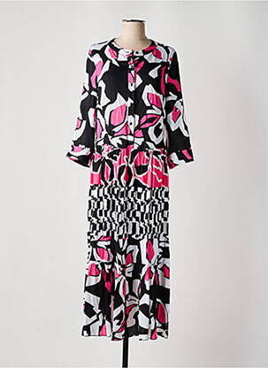 Rochie lungă negru FABER femeie