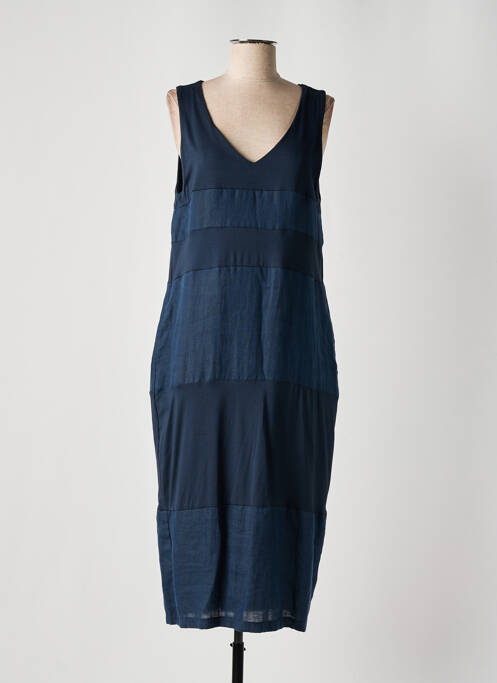 Rochie lungă albastru ORTO BOTANICO femeie