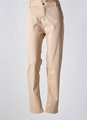 Pantalon slim bej FABER femeie