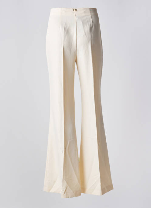 Pantalon drept bej TWINSET femeie