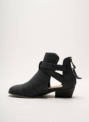 Botine/ghete material neted toc plat până la 3 cm negru JUSTFAB femeie