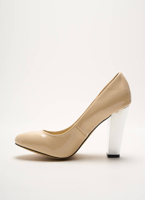 Pantofi cu toc bej JUSTFAB femeie