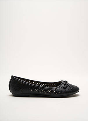 Balerine material neted toc plat până la 3 cm negru JUSTFAB femeie