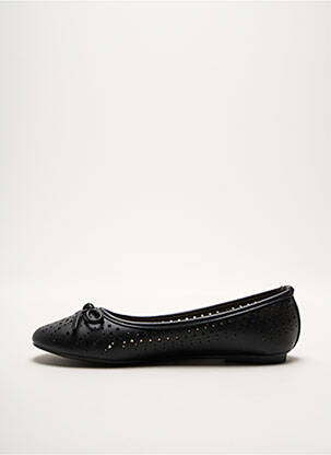 Balerine material neted toc plat până la 3 cm negru JUSTFAB femeie