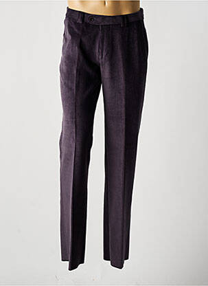 Pantalon chino elasticitate mărime normală violet BRUNO SAINT HILAIRE bărbat