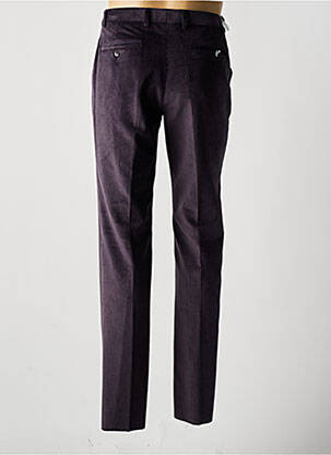 Pantalon chino elasticitate mărime normală violet BRUNO SAINT HILAIRE bărbat