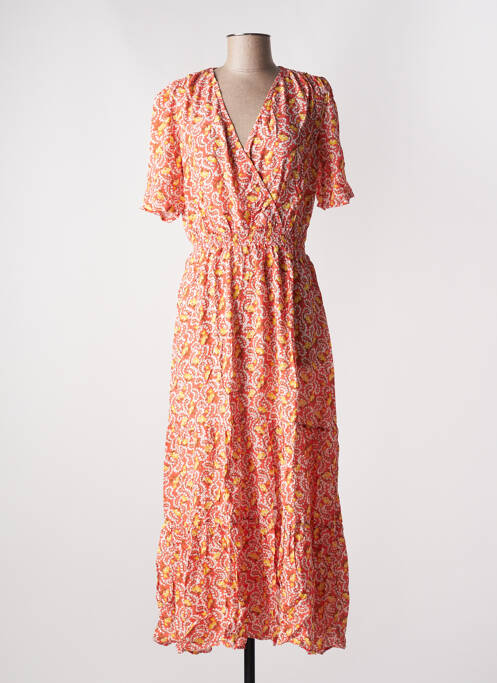 Rochie lungă roșu ANGE femeie