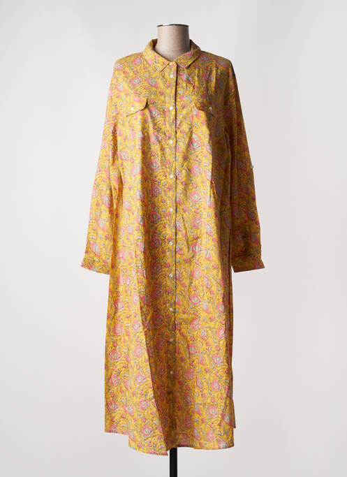 Rochie lungă galben BELLA JONES femeie