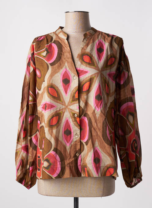 Cămașă maro STELLA FOREST femeie