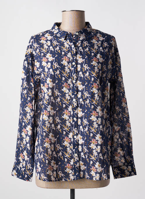 Cămașă imprimeu fantezie mâneci lungi albastru BELLA JONES femme