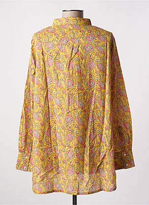 Cămașă imprimeu fantezie mâneci lungi galben BELLA JONES femeie