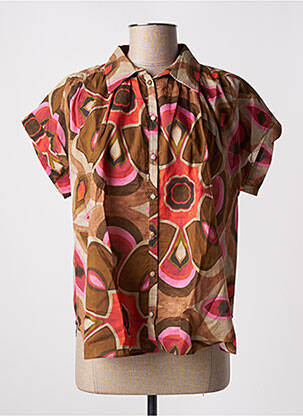 Cămașă maro STELLA FOREST femeie