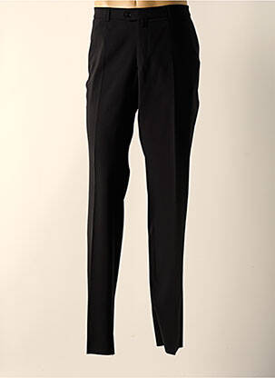 Pantalon slim închidere cu fermoar sub clapetă cu nasturi negru BRUNO SAINT HILAIRE bărbat