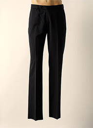 Pantalon slim închidere cu fermoar sub clapetă cu nasturi negru BRUNO SAINT HILAIRE homme
