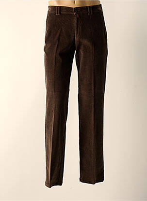 Pantalon drept croială dreaptă maro BRUNO SAINT HILAIRE bărbat
