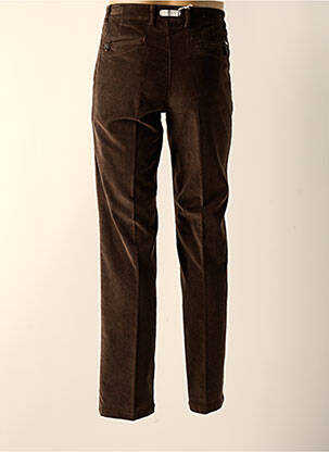 Pantalon drept croială dreaptă maro BRUNO SAINT HILAIRE bărbat