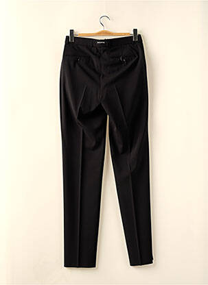 Pantalon slim închidere cu fermoar sub clapetă cu nasturi negru BRUNO SAINT HILAIRE bărbat
