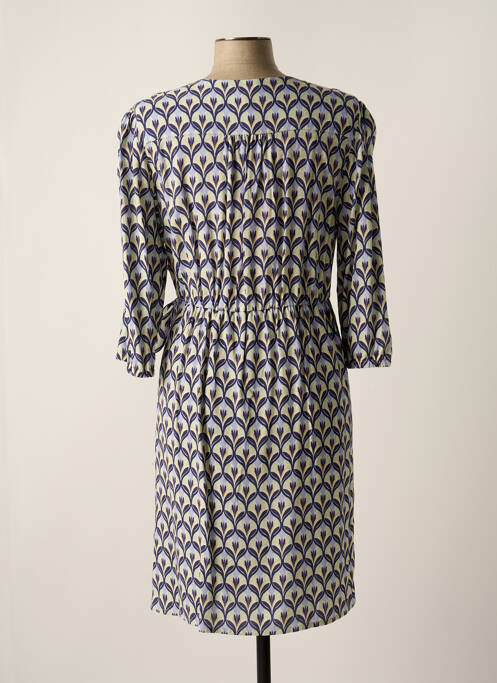 Rochie midi albastru JULIE GUERLANDE femeie