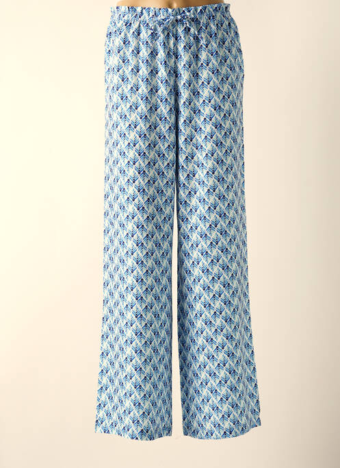 Pantalon drept talie elastică mărime normală albastru TIFFOSI femme