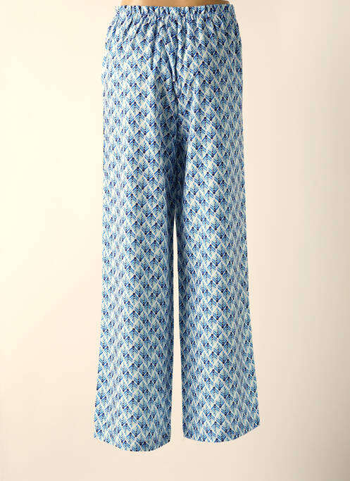 Pantalon drept talie elastică mărime normală albastru TIFFOSI femme