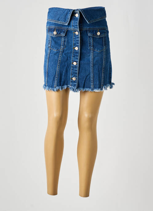 Fustă scurtă albastru ESTHER.H femeie