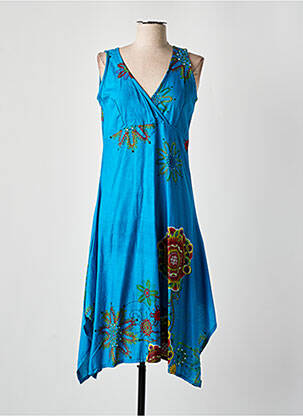 Rochie midi albastru DIPAWALI femeie