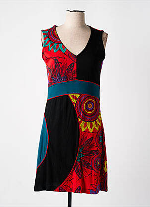 Rochie midi roșu DIPAWALI femeie