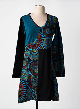 Rochie scurtă albastru DIPAWALI femeie