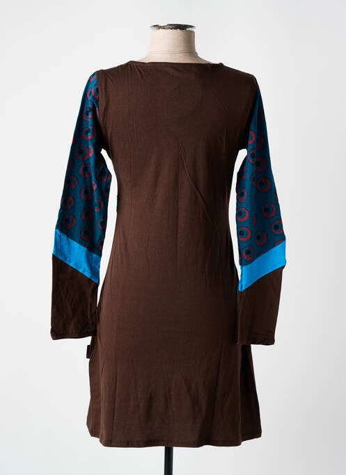 Rochie scurtă maro DIPAWALI femeie