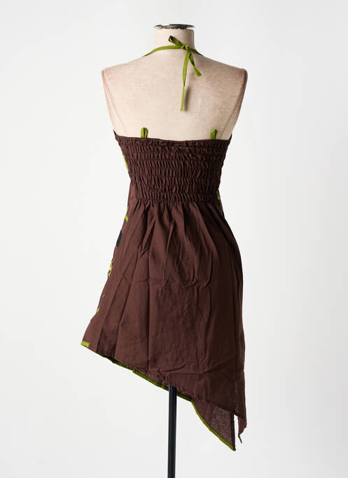 Tunică mâneci lungi maro DIPAWALI femeie