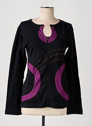 Jachete casual guler rotund violet DIPAWALI femeie