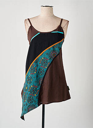 Tunică mâneci lungi albastru DIPAWALI femeie