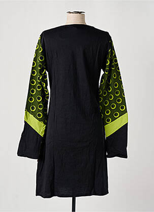 Rochie midi mâneci lungi mâneci lungi verde DIPAWALI femeie